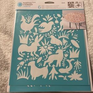 Martha Stewart crafts stencils. Brand new never opened. Great fro a crafter.